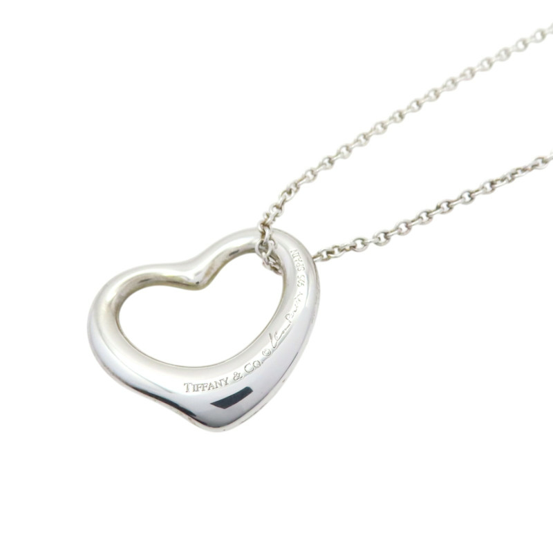 925純銀 Open Heart 項鏈【Tiffany & Co 蒂芬妮】 60020689-1
