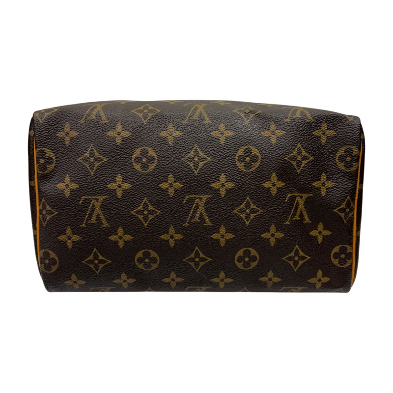 棕色 原花帆布 Speedy 25 波士頓包 手提包【LOUIS VUITTON LV 路易威登】 M41528-3