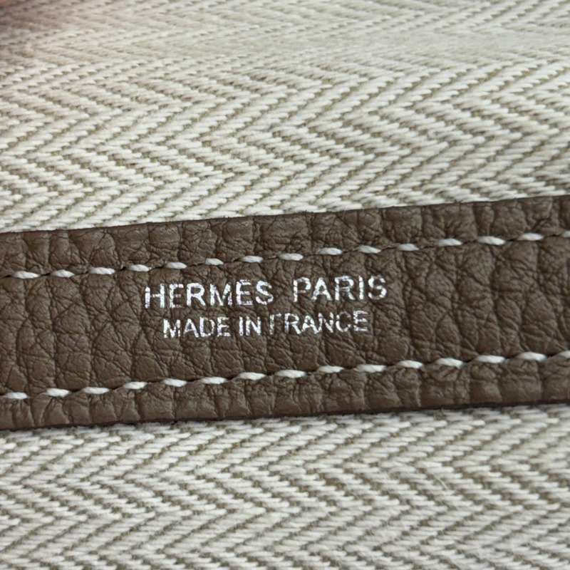 大象灰 Negonda 牛皮 Garden Party 36 手提包 C刻【HERMES 愛馬仕】 H051568CK-6