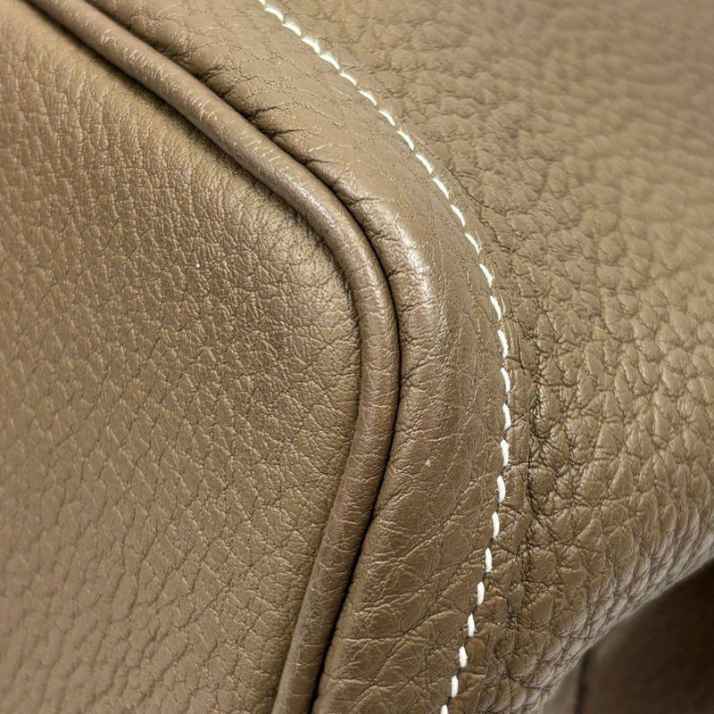 大象灰 Negonda 牛皮 Garden Party 36 手提包 C刻【HERMES 愛馬仕】 H051568CK-12