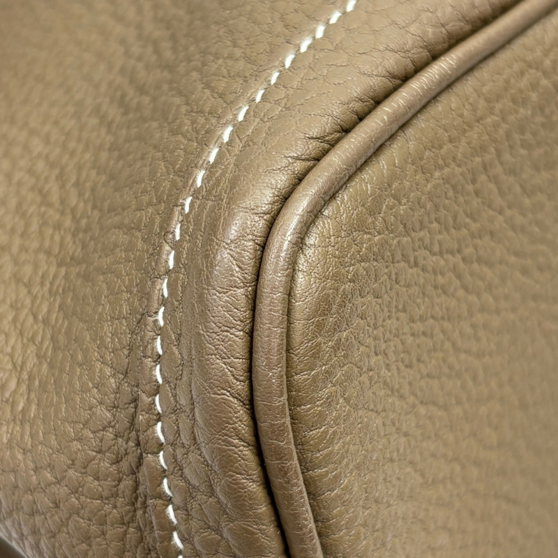 大象灰 Negonda 牛皮 Garden Party 36 手提包 C刻【HERMES 愛馬仕】 H051568CK-13