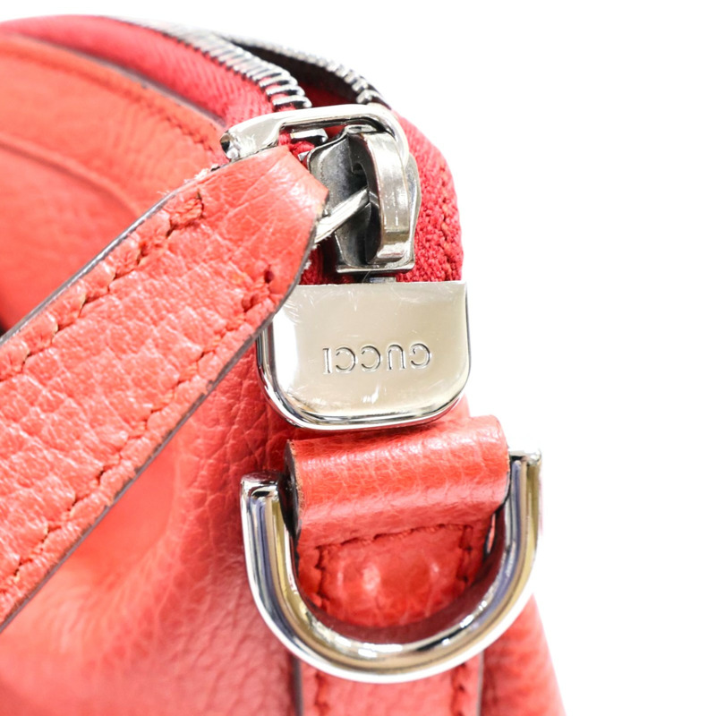 紅色 牛皮 Dome 兩用包【GUCCI 古馳】 341503-7