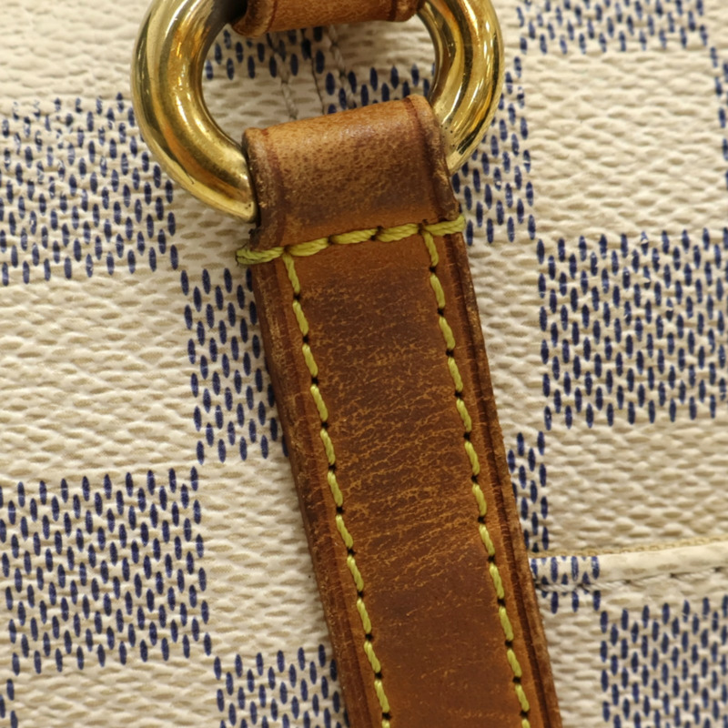 白色 棋盤格帆布 Totally PM 肩背包【LOUIS VUITTON LV 路易威登】 N41280-10
