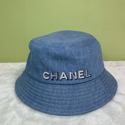Chanel 香奈兒 單寧漁夫帽 s號