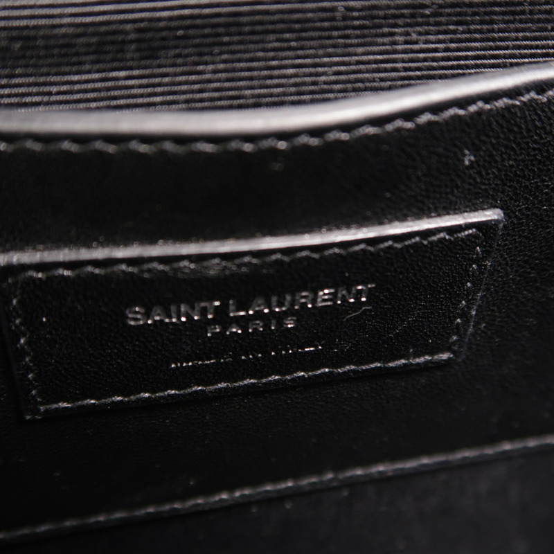 YVES SAINT LAURENT 牛皮皮革Shoulder Bag鏈帶肩背袋-5