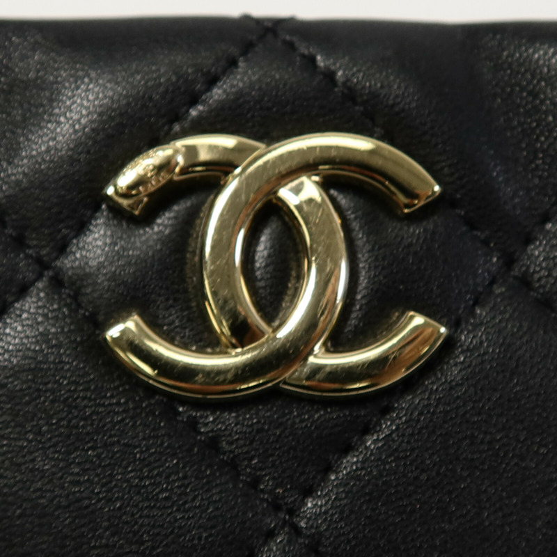 CHANEL 羊皮皮革Bucket Bag手挽肩背兩用袋-7