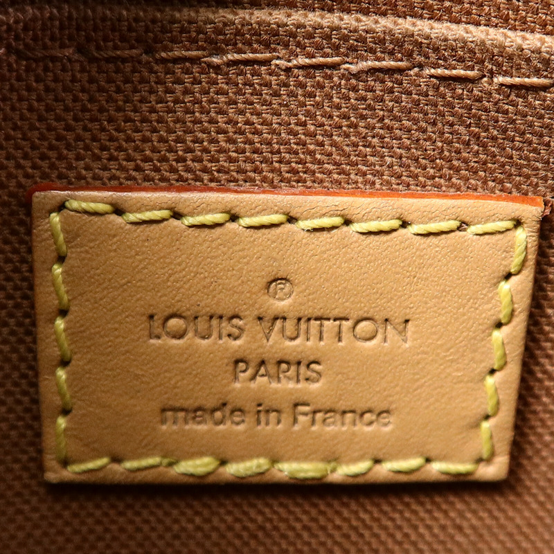 LOUIS VUITTON Monogram Petit Sac Plat手挽肩背兩用袋-5