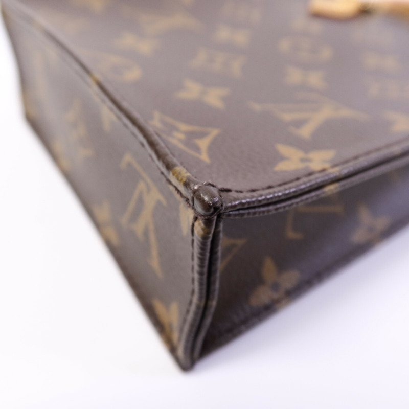 LOUIS VUITTON Monogram Petit Sac Plat手挽肩背兩用袋-11
