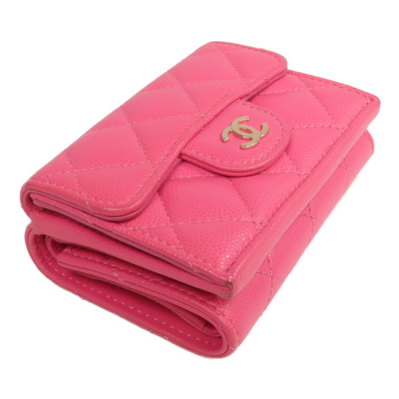 CHANEL 牛皮皮革Small Flap Wallet錢包-3