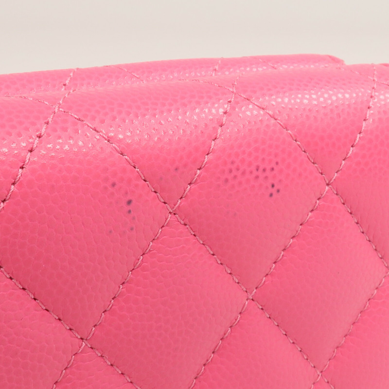 CHANEL 牛皮皮革Small Flap Wallet錢包-5