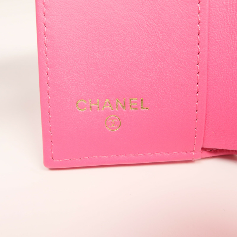 CHANEL 牛皮皮革Small Flap Wallet錢包-8