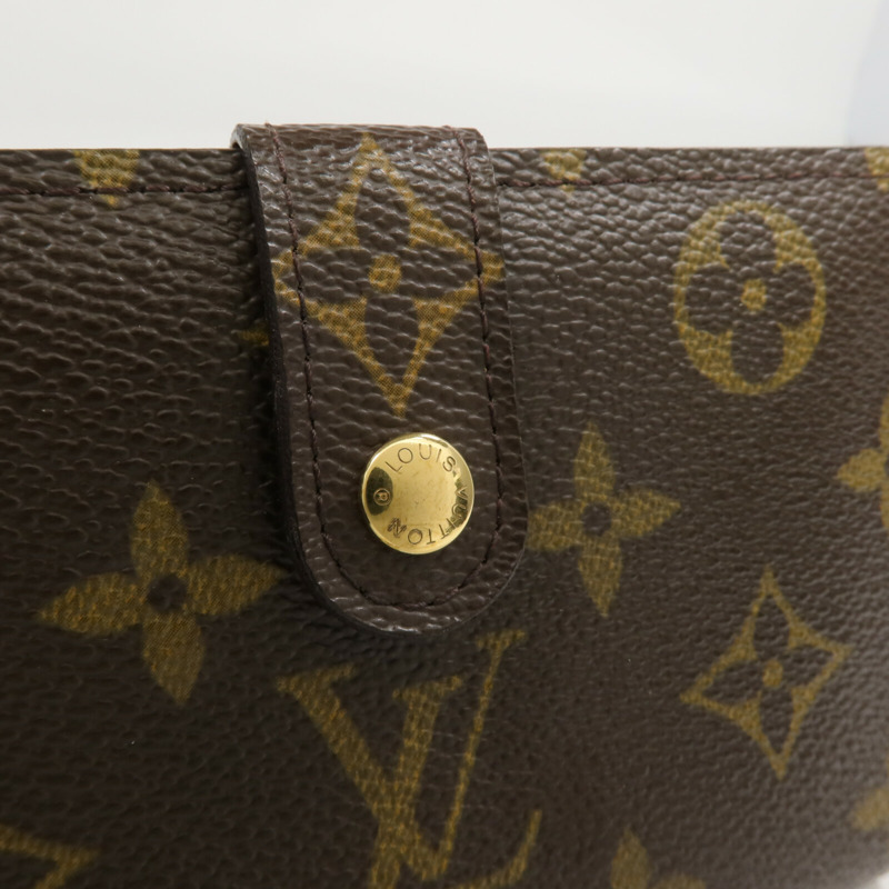 LOUIS VUITTON Monogram Porte Monnaie Billets錢包-6