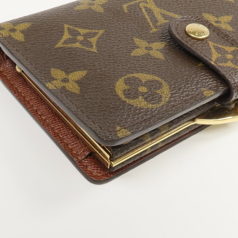 LOUIS VUITTON Monogram Porte Monnaie Billets錢包-9
