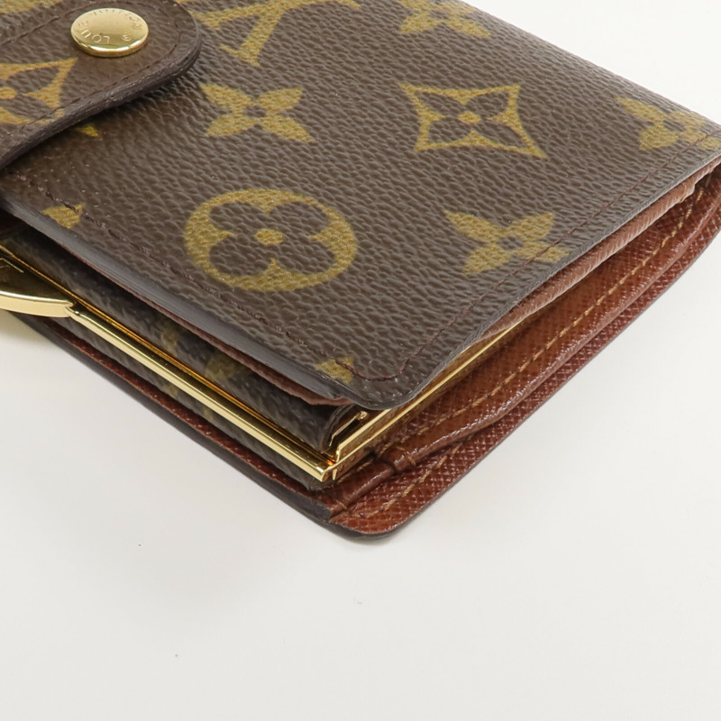 LOUIS VUITTON Monogram Porte Monnaie Billets錢包-10