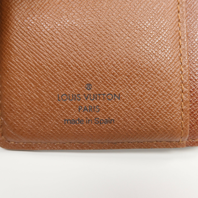 LOUIS VUITTON Monogram Porte Monnaie Billets錢包-13