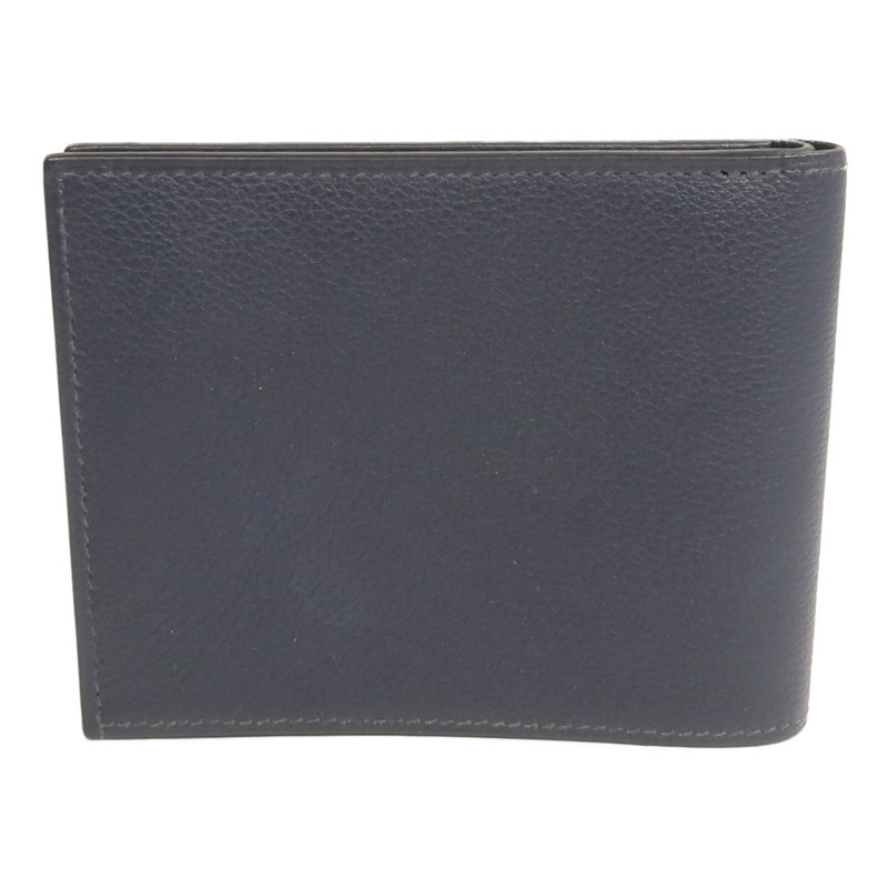 HERMES Evercolor皮革Copernic MC2錢包Bleu Nuit-1