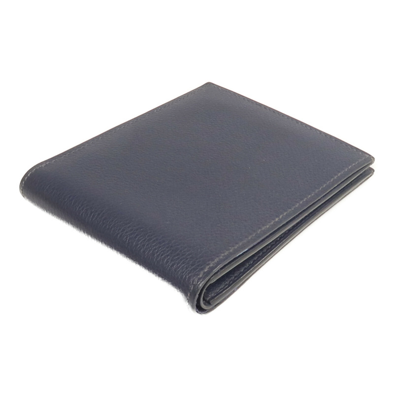 HERMES Evercolor皮革Copernic MC2錢包Bleu Nuit-3