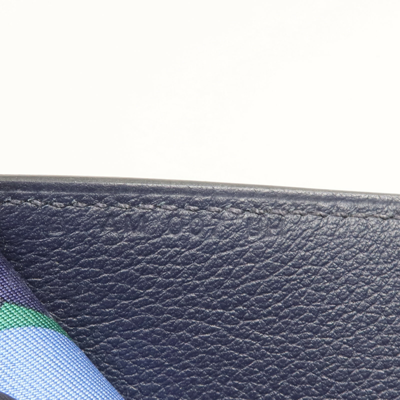 HERMES Evercolor皮革Copernic MC2錢包Bleu Nuit-8