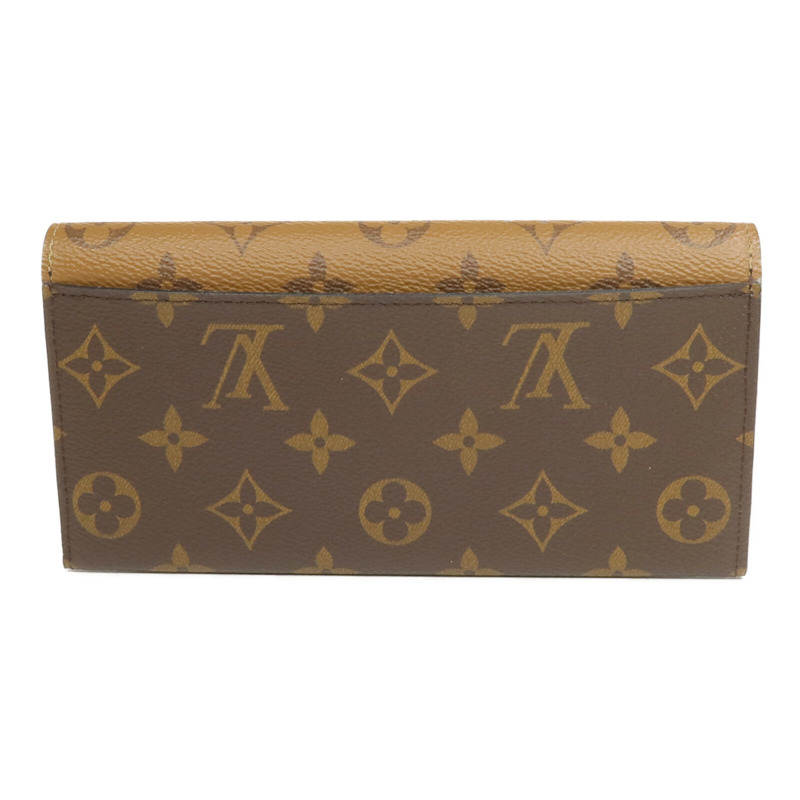 LOUIS VUITTON Monogram/Monogram Reverse  Emilie長錢包-1
