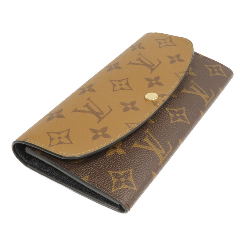 LOUIS VUITTON Monogram/Monogram Reverse  Emilie長錢包-3