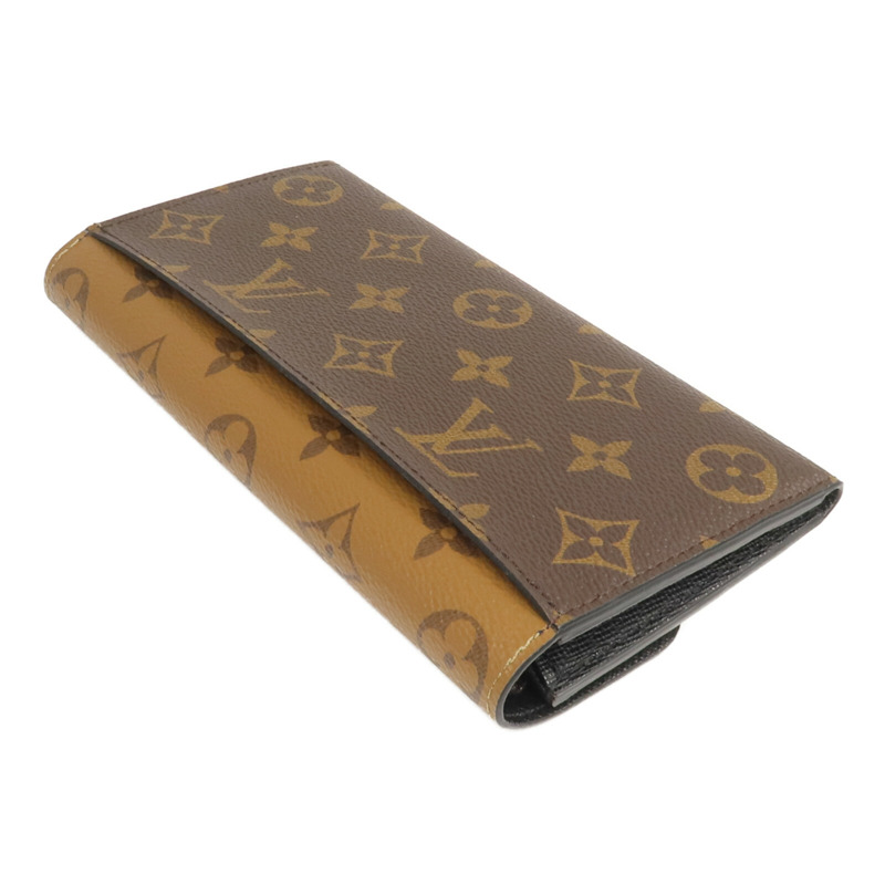 LOUIS VUITTON Monogram/Monogram Reverse  Emilie長錢包-4