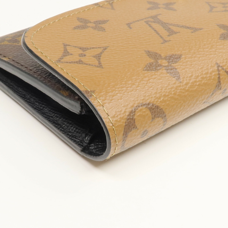LOUIS VUITTON Monogram/Monogram Reverse  Emilie長錢包-8