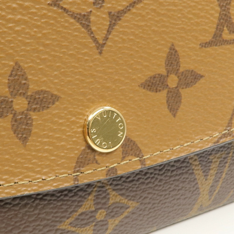 LOUIS VUITTON Monogram/Monogram Reverse  Emilie長錢包-10