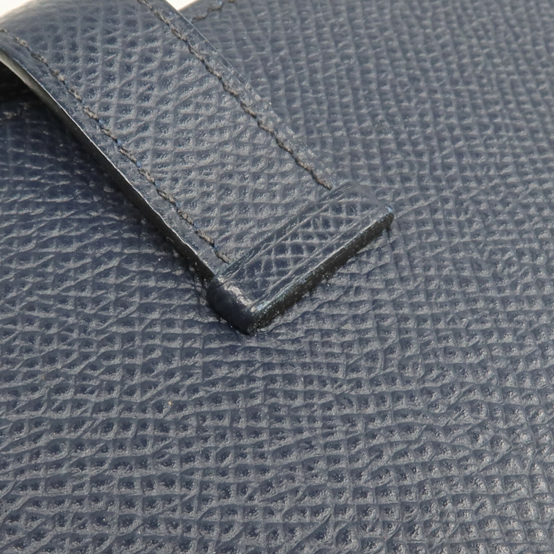 HERMES Epsom皮革Bearn Long Wallet長錢包Bleu Nuit-15