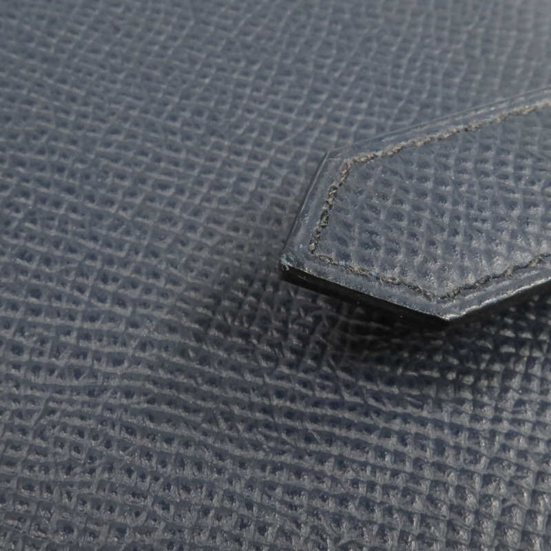 HERMES Epsom皮革Bearn Long Wallet長錢包Bleu Nuit-16