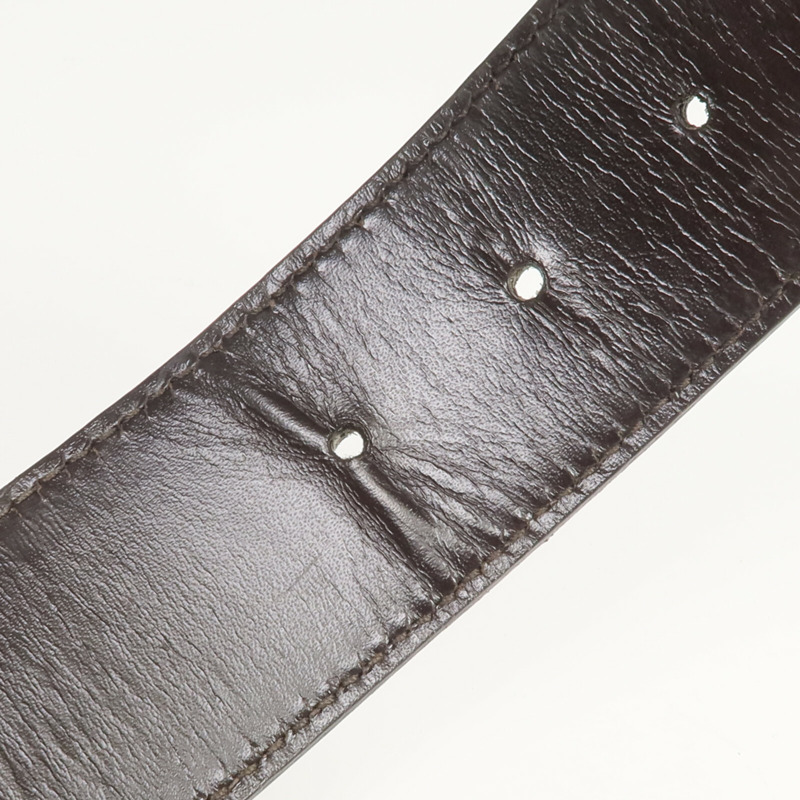 GUCCI 牛皮皮革Interlocking GG Belt皮帶-8