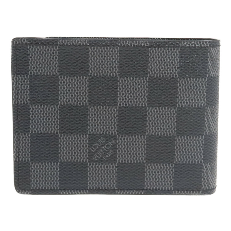 LOUIS VUITTON Damier Graphite Multiple Wallet錢包-1