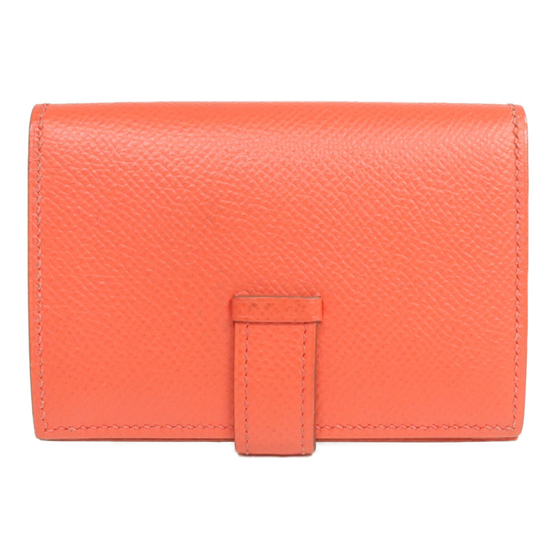 HERMES Epsom皮革Bearn Card Case卡片套Capucine-1