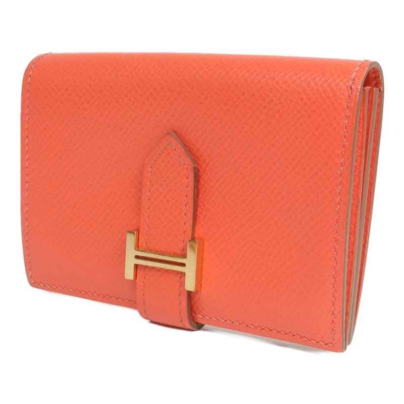 HERMES Epsom皮革Bearn Card Case卡片套Capucine-2