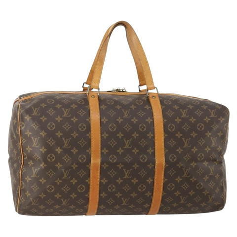 路易威登 Monogram Sac Souple 55 波士頓包 M41622 LV Auth YKZ1262