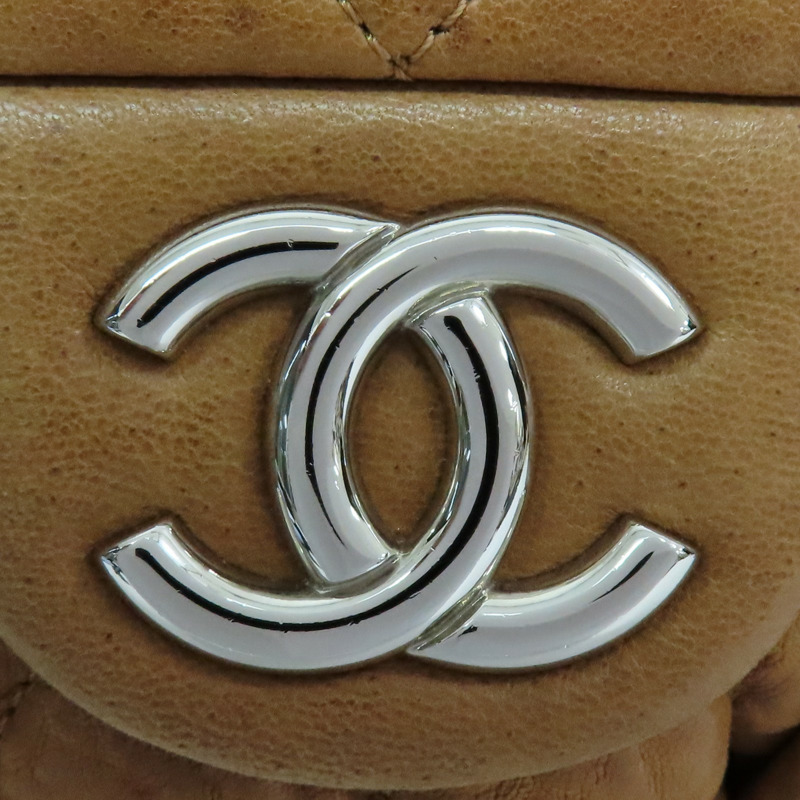 棕色 牛皮 Chain Around 鍊帶 肩背包 銀扣【CHANEL 香奈兒】 A49889-5