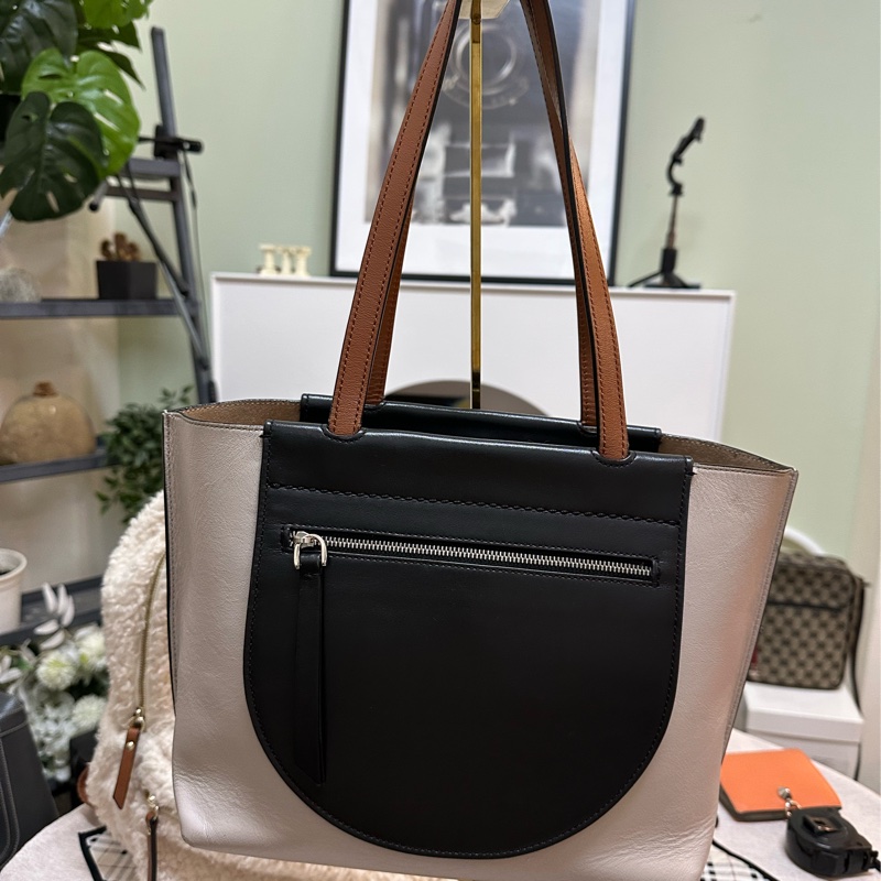 TOD’S拼色托特包 肩背包 Tote-1