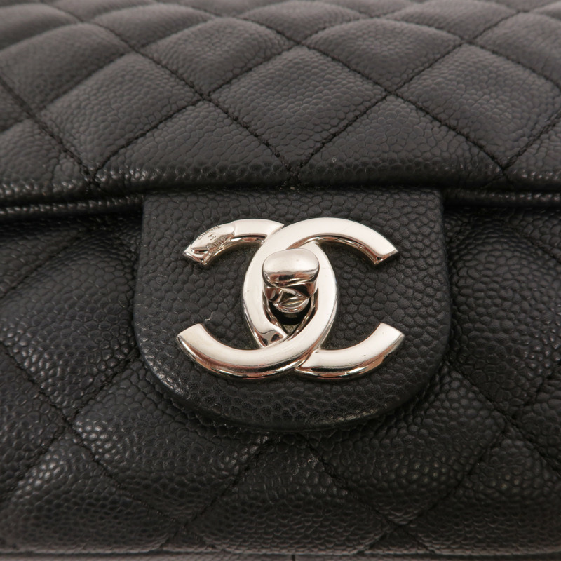 CHANEL 牛皮皮革Easy Flap Bag鏈帶肩背袋-8