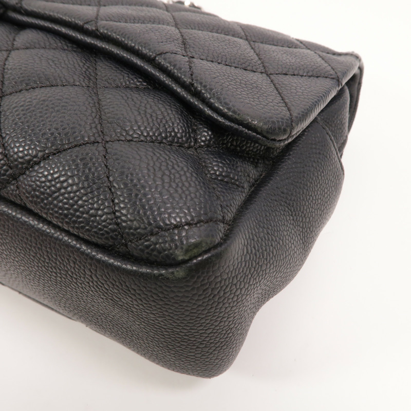 CHANEL 牛皮皮革Easy Flap Bag鏈帶肩背袋-9