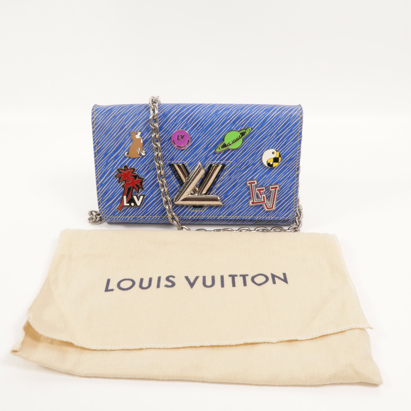 LOUIS VUITTON Epi Twist Chain鏈帶肩背袋-9