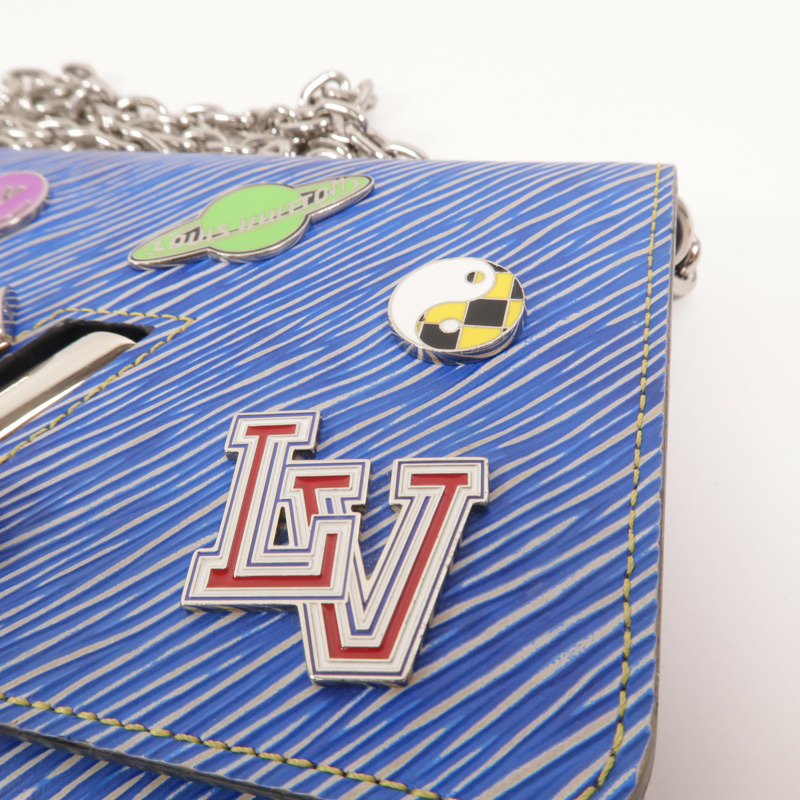LOUIS VUITTON Epi Twist Chain鏈帶肩背袋-10