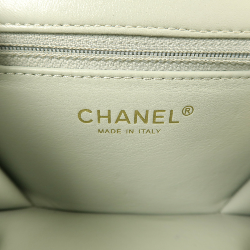 CHANEL 羊皮皮革2 Way Chain Shoulder鏈帶肩背袋-5