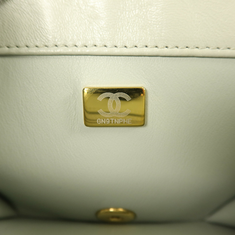 CHANEL 羊皮皮革2 Way Chain Shoulder鏈帶肩背袋-6