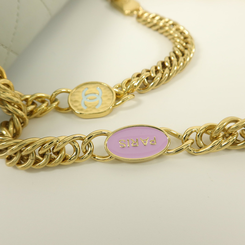 CHANEL 羊皮皮革2 Way Chain Shoulder鏈帶肩背袋-9