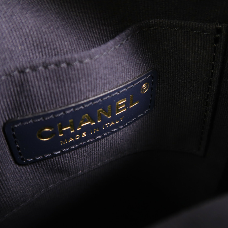 CHANEL 牛皮皮革Chain Shoulder鏈帶肩背袋-5