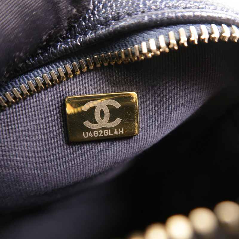 CHANEL 牛皮皮革Chain Shoulder鏈帶肩背袋-6