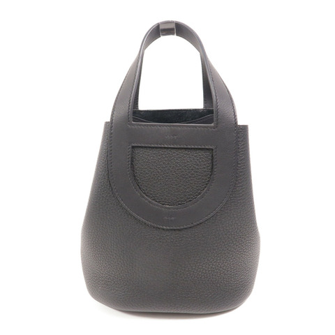 HERMES Clemence皮革In The Loop 18手挽袋Noir