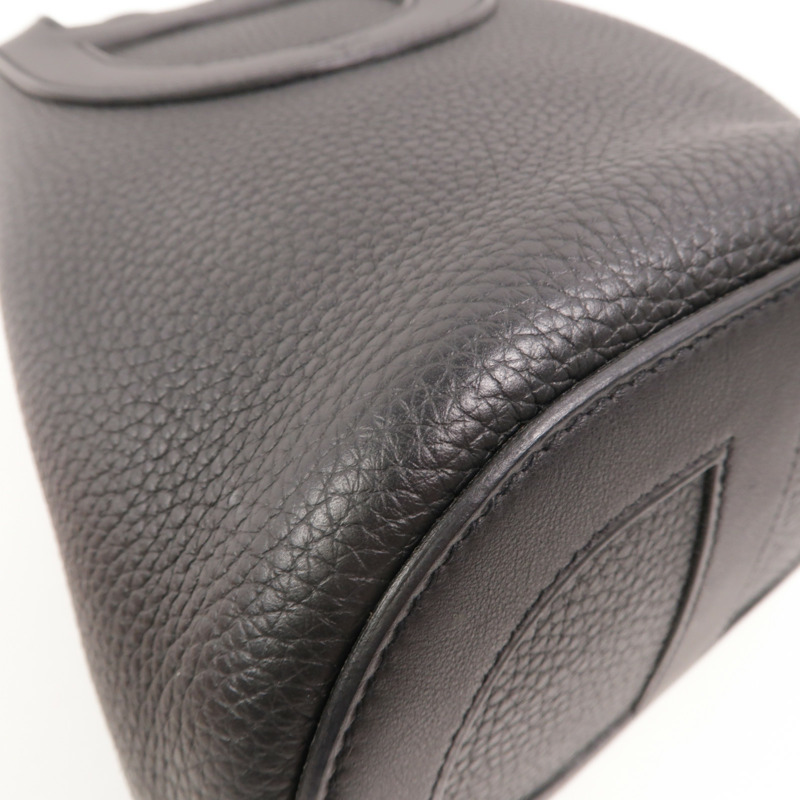 HERMES Clemence皮革In The Loop 18手挽袋Noir-10