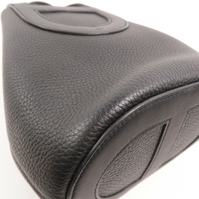 HERMES Clemence皮革In The Loop 18手挽袋Noir-12