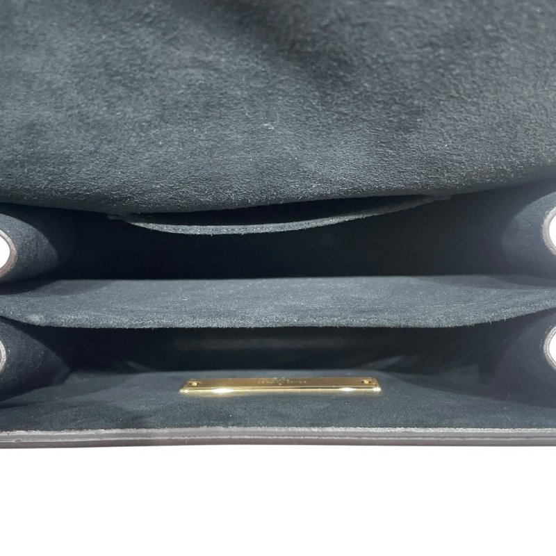 LOUIS VUITTON 路易威登 M45959 MINI DAUPHINE 達芙妮肩背包 PVC帆布 老花 棕色 金釦-12