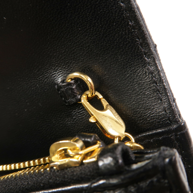 SAINT LAURENT 羊皮皮革Cassandre鏈帶肩背袋-14